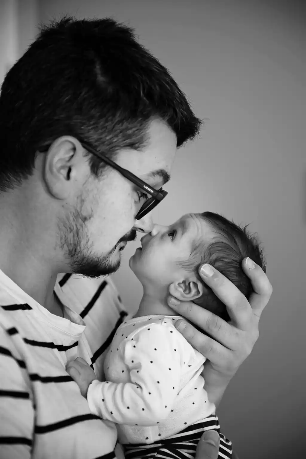 papa et bébé